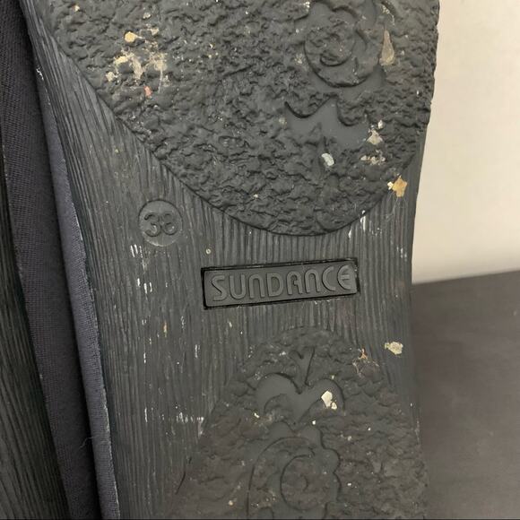 Sundance Embroidered Bloom Womens Flats Blue Gray - Picture 7 of 7